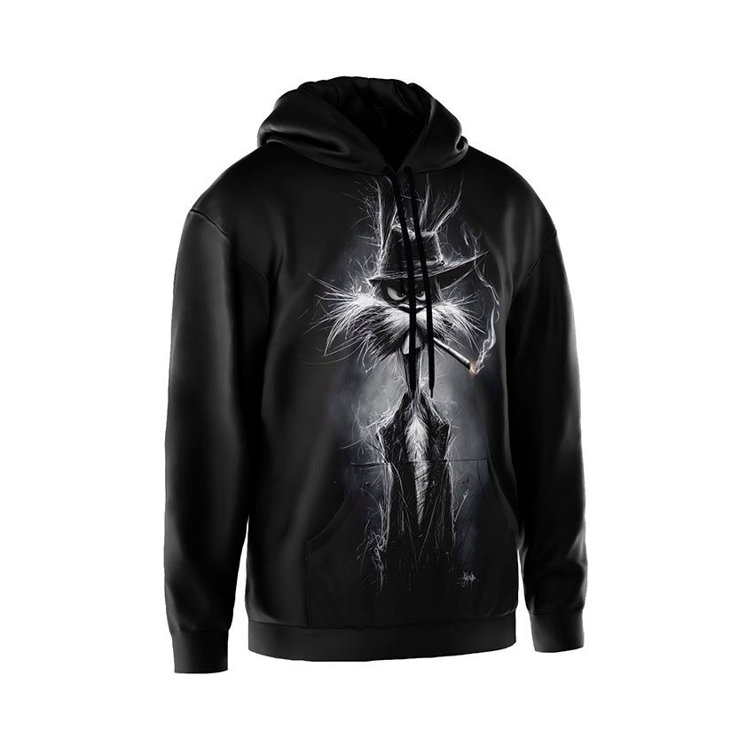 Худі чоловіче Суворий заєць Мафія тварин Strict hare Like a boss Animal Mafia