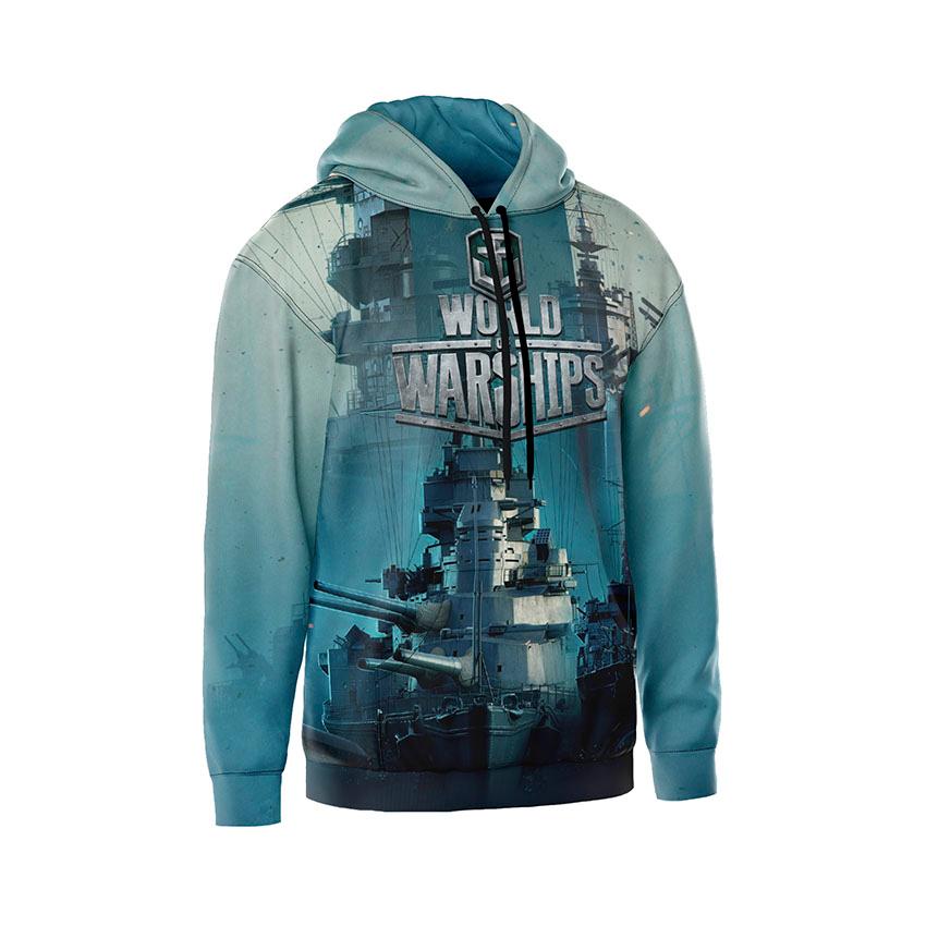 Худі чоловіче «Великі кораблі Війна військових кораблів Big ships War of warships»