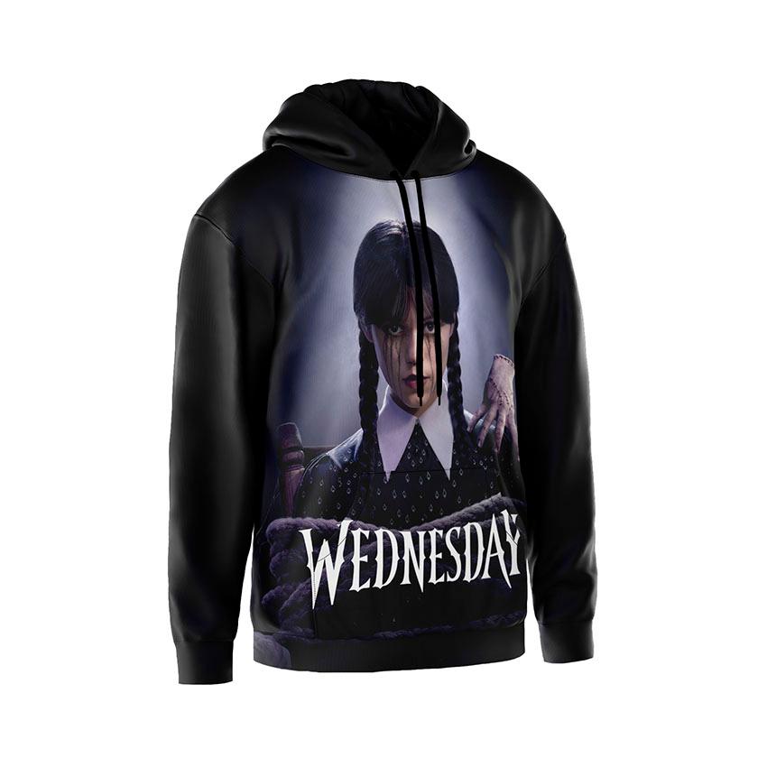 Худі чоловіче Венздей Похмура краса Wednesday Gloomy Beauty