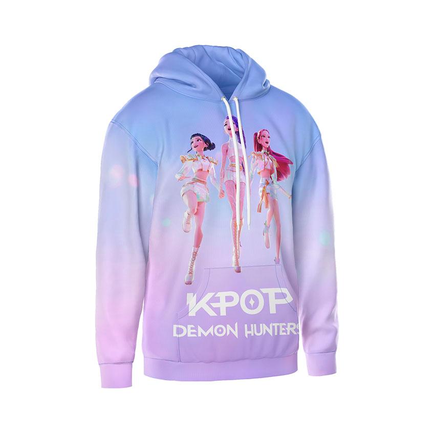 Худі чоловіче Зіркові ідоли Кейпоп-мисливиці на демонів Star idols KPop Demon Hunters