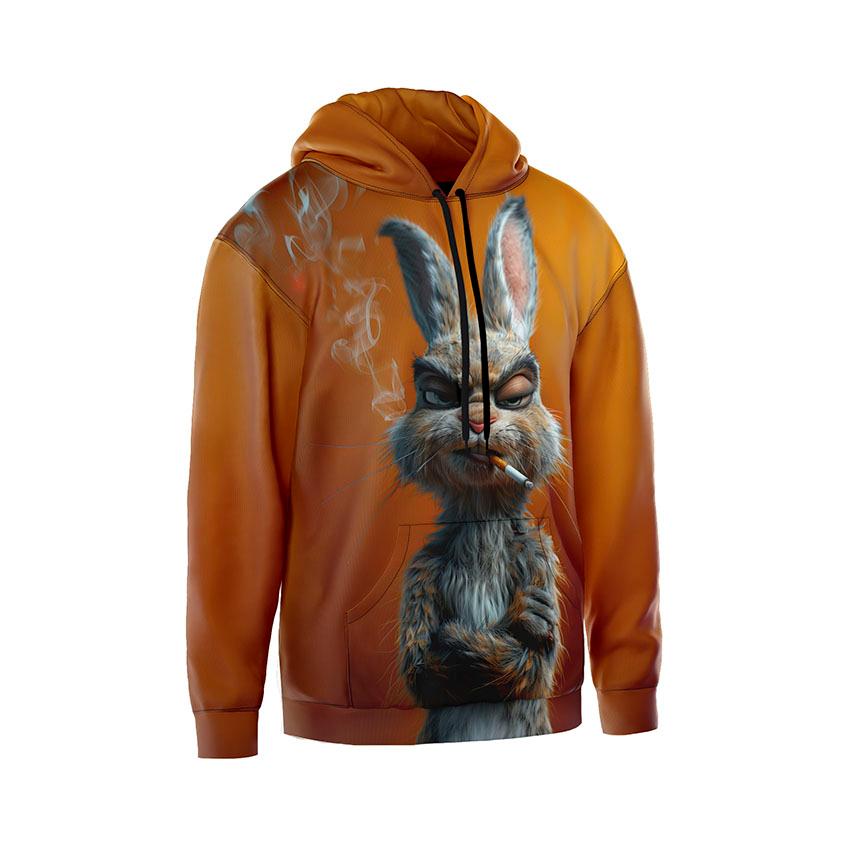 Худі чоловіче «Злий Кролик Angry Bunny»