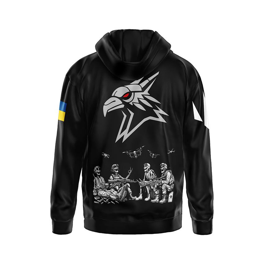 Худі чоловіче 424-й окремий батальйон безпілотних систем «SVAROG» Безсмертні дрони Immortal Drones