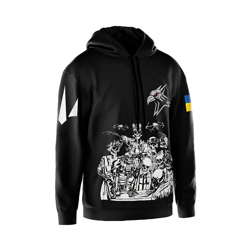 Худі чоловіче 424-й окремий батальйон безпілотних систем «SVAROG» Команда безсмертних Undead Squad