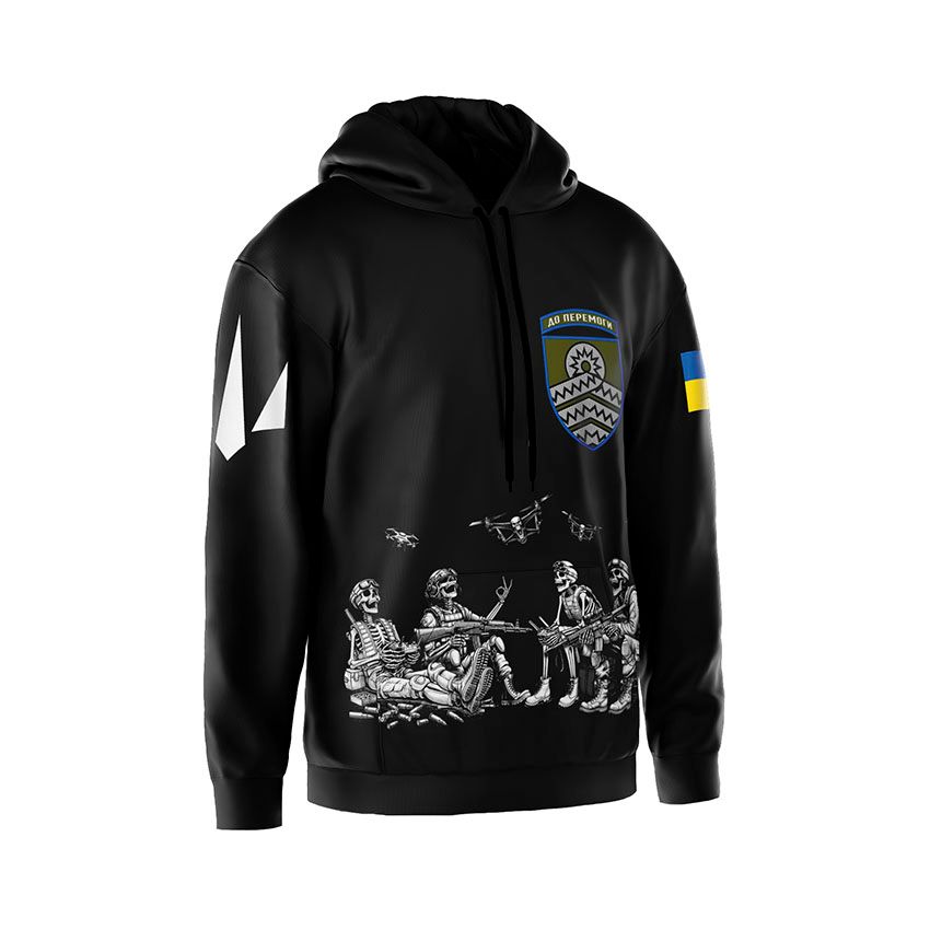Худі чоловіче 59-та окрема штурмова бригада Безсмертні дрони Immortal Drones