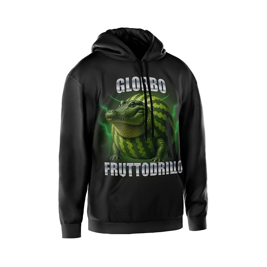 Худі чоловіче Глорбо Фруттодрілло Мемний звір Glorbo Fruttodrillo Meme Beast