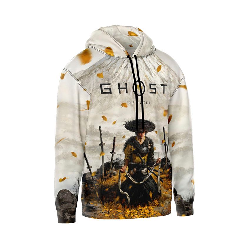 Худі чоловіче Привид Йотей Осінній воїн Ghost of Yotei Autumn Warrior