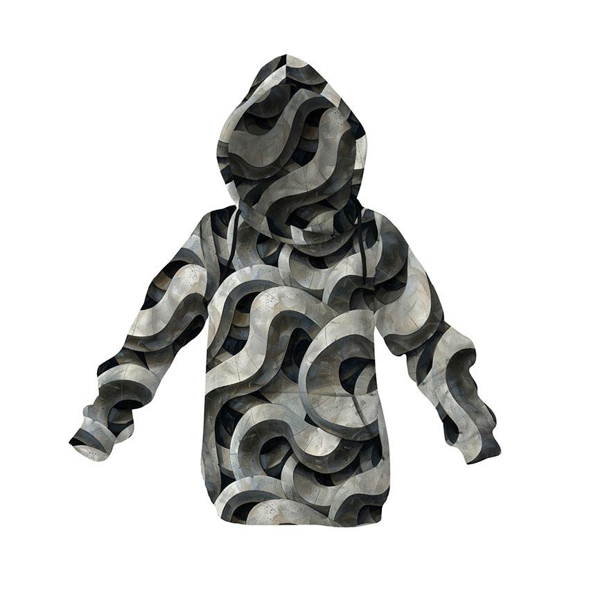 Худі дитяче «Абстрактна спіраль Abstract spiral»