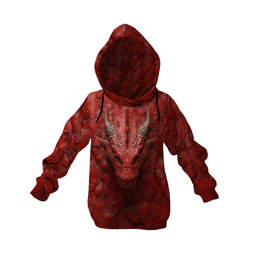 Худі дитяче «Червоний дракон Red Dragon»