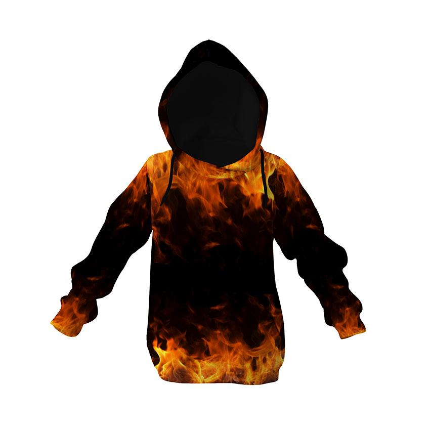 Худі дитяче «Дике полум’я Помаранчевий Wild Flame Orange»