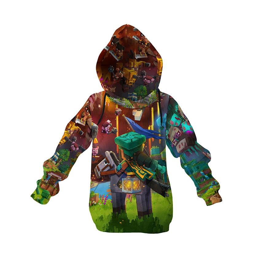 Худі дитяче «Герой блоків Майнкрафт Block Hero Minecraft»