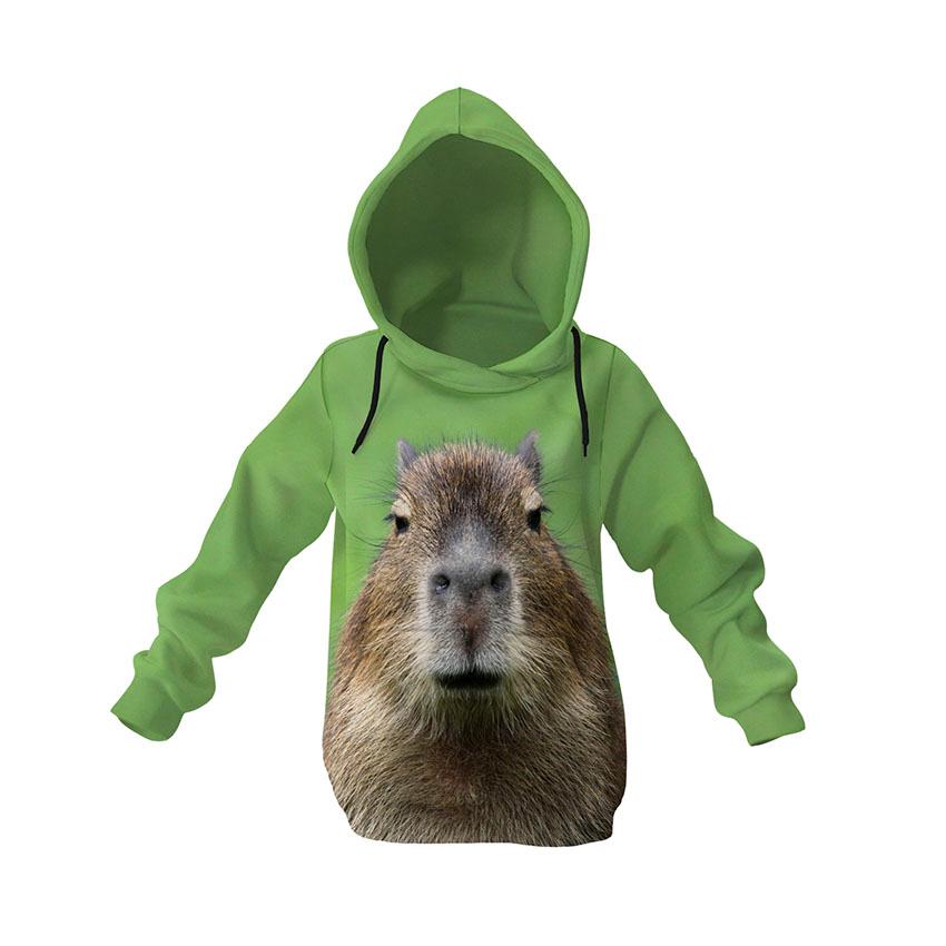 Худі дитяче «Капібара в зелені Capybara in Green»