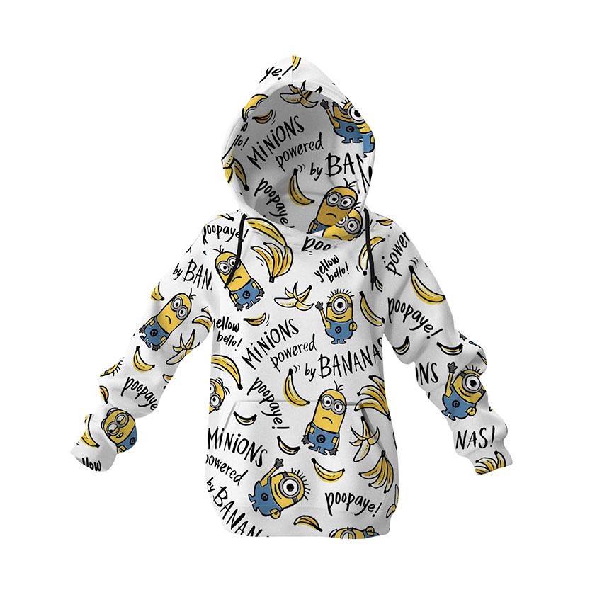 Худі дитяче «Посіпаки та банани Патерн Minions and bananas Pattern»