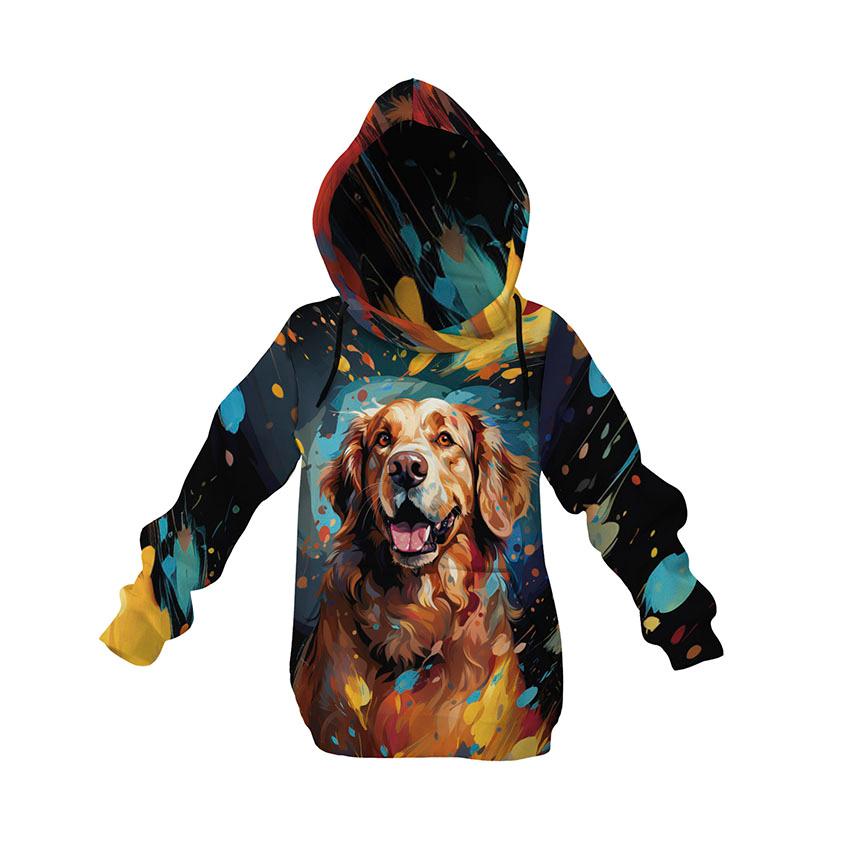 Худі дитяче «Ретривер у фарбах Retriever in colors»