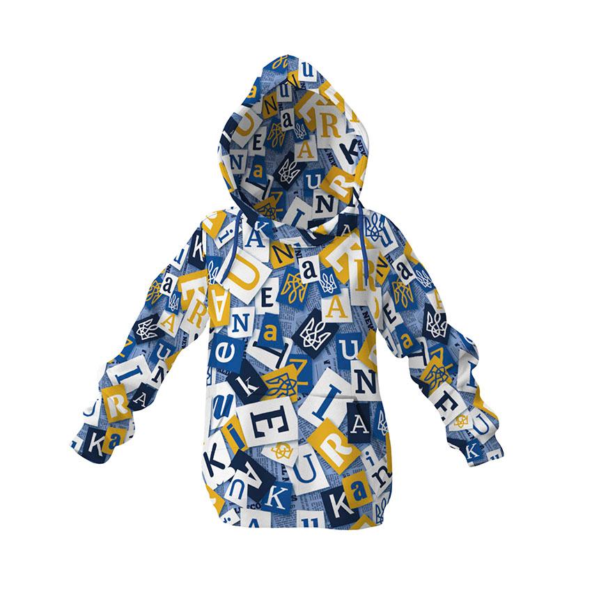 Худі дитяче «Українська абетка Ukrainian alphabet»