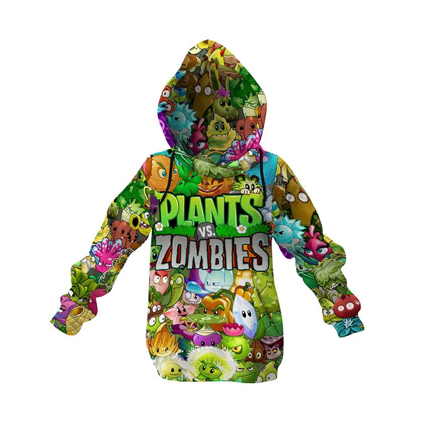 Худі дитяче «Весела Битва Рослини проти зомбі Fun Battle Plants vs Zombies»