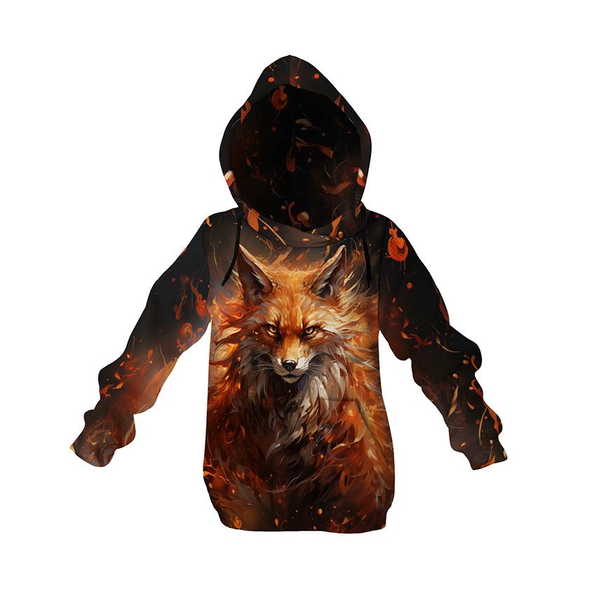 Худі дитяче «Вогняна лисиця Арт Fire fox Art»