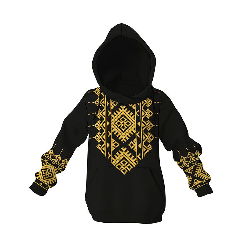 Худі дитяче «Вишиванка Українська міць Embroidery Ukrainian Strength»