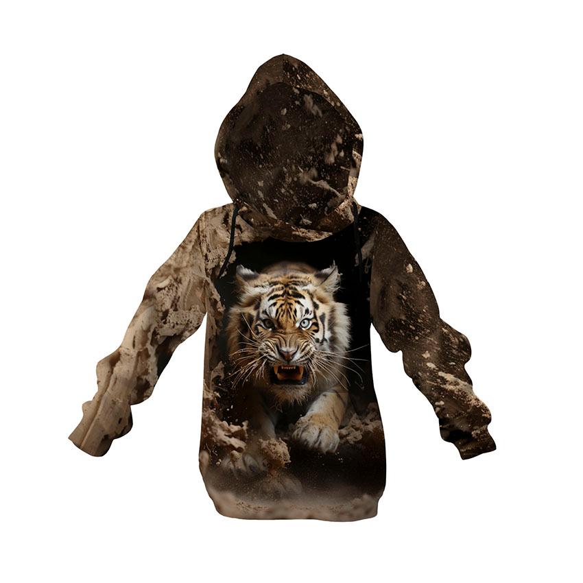 Худі дитяче «Злий тигр Angry tiger»