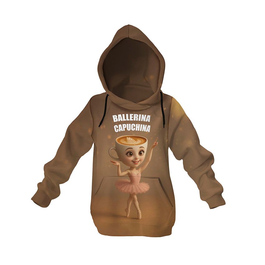 Худі дитяче Балерина Капучина Мем Ballerina Capuchina Meme