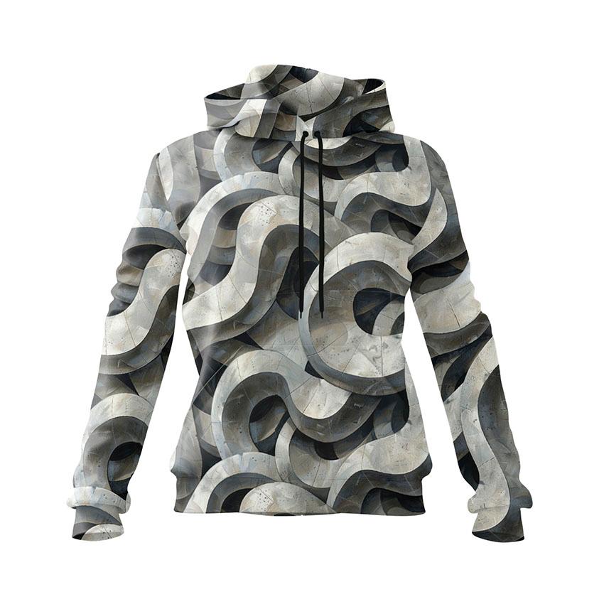 Худі жіноче «Абстрактна спіраль Abstract spiral»