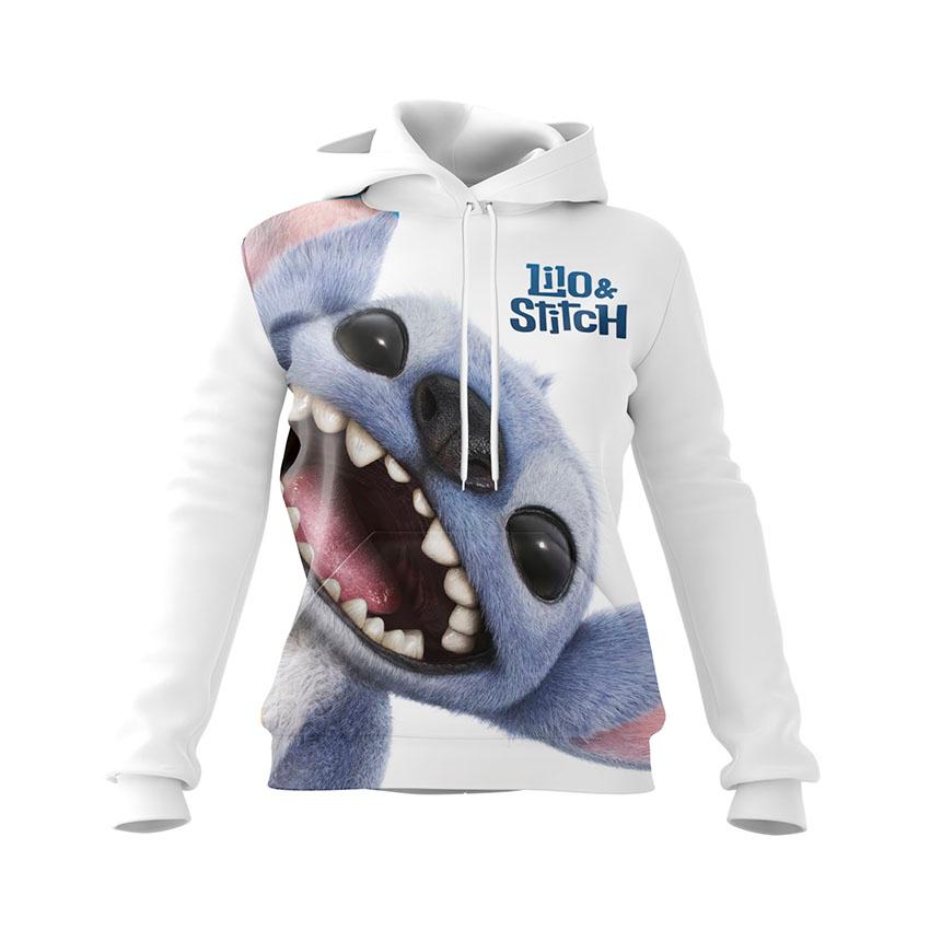 Худі жіноче «Бешкетний герой Ліло і Стіч Mischievous Hero Lilo and Stitch»