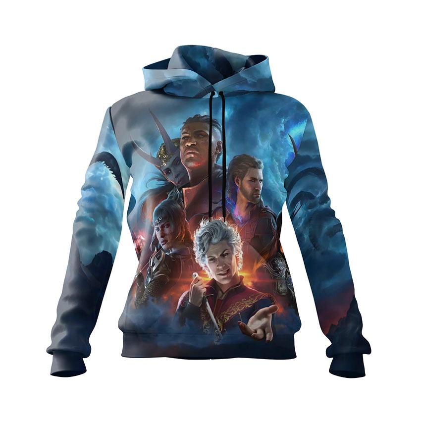 Худі жіноче «Брама Балдура 3 Головні герої Baldur’s Gate 3 Main characters»