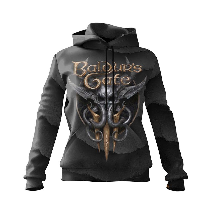 Худі жіноче «Брама Балдура 3 Лого Baldur’s Gate 3 Logo»