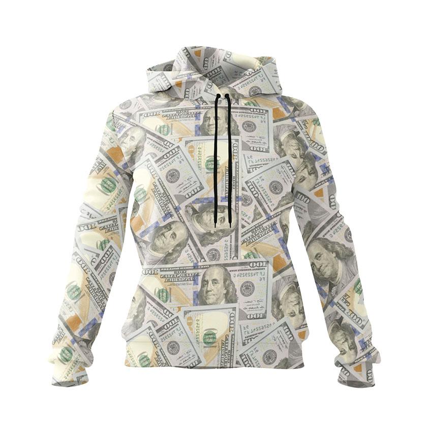 Худі жіноче «Долари Безкінечні купюри Dollars Endless Bills»