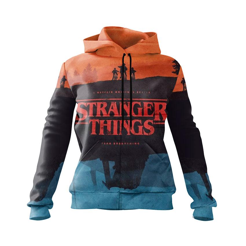 Худі жіноче «Дивні дива Нічний Похід Stranger Things Night Walk»