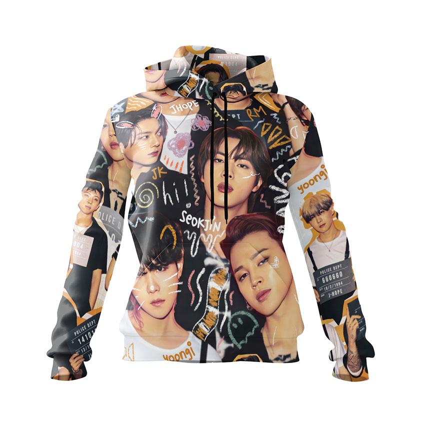 Худі жіноче «Гурт БТС К-поп BTS group K-pop»