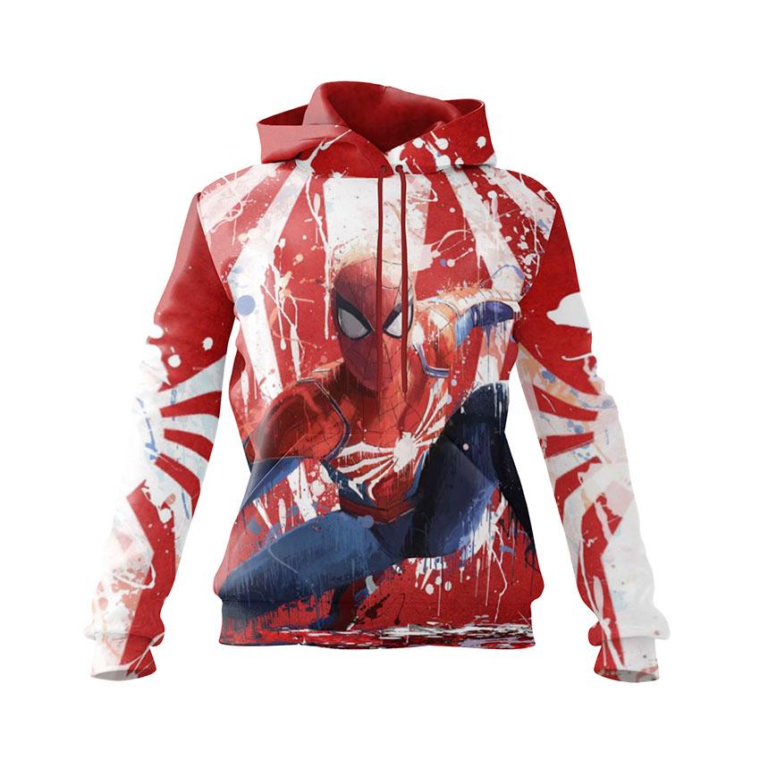 Худі жіноче «Людина-павук Супергеройське приземлення Spider-Man Superhero landing»