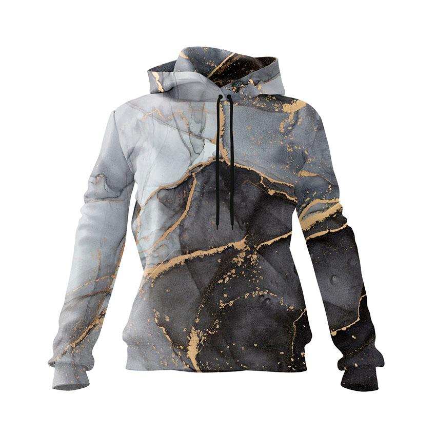 Худі жіноче «Мармур сірий Gray marble»