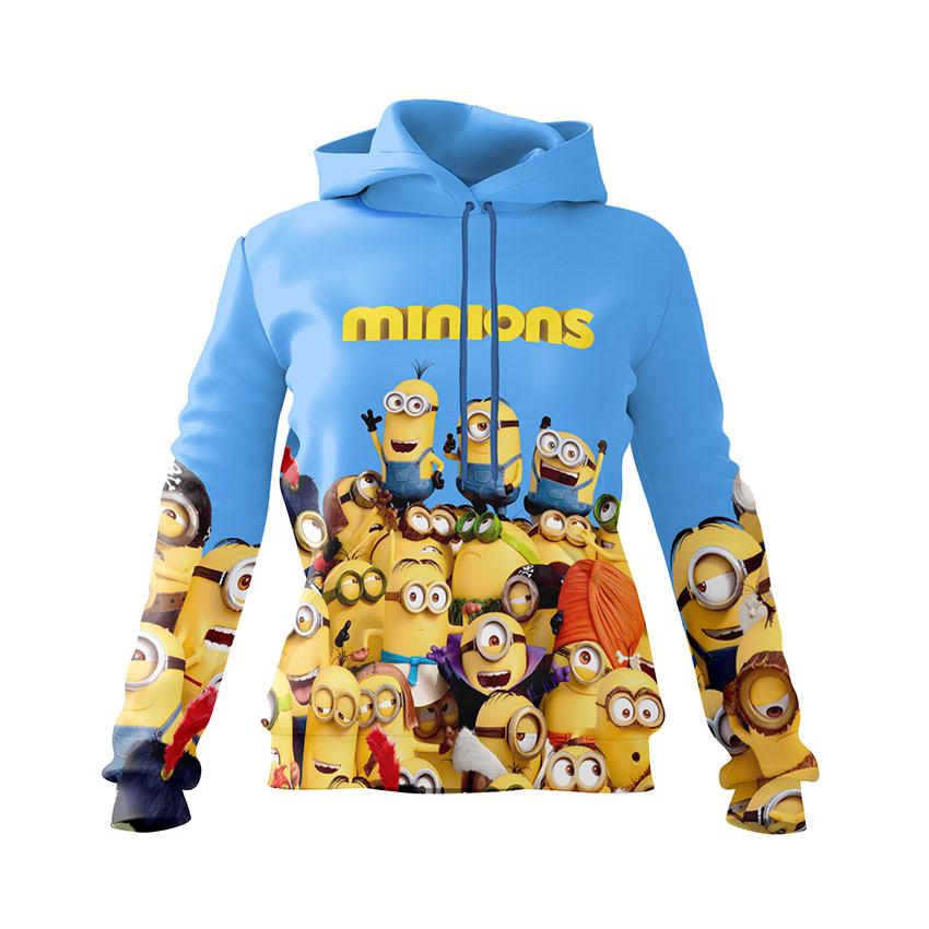 Худі жіноче «Суперкоманда Посіпак Minion Super Team Blue»