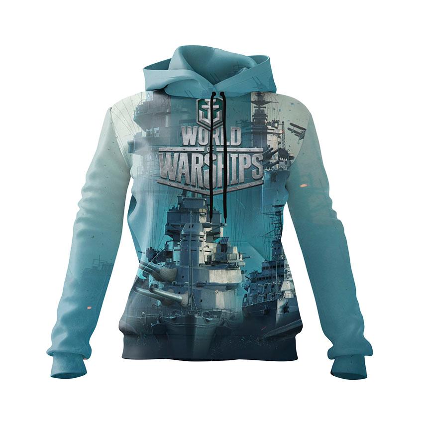 Худі жіноче «Великі кораблі Війна військових кораблів Big ships War of warships»