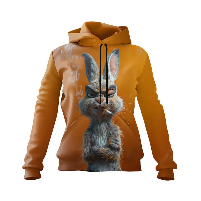 Худі жіноче «Злий Кролик Angry Bunny»