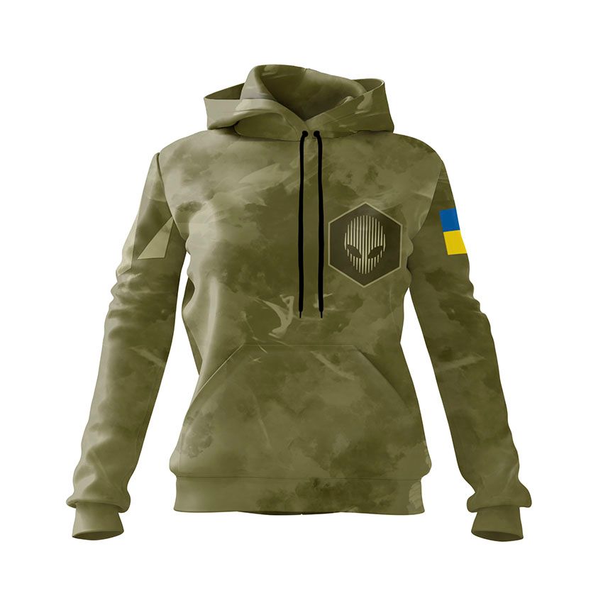 Худі жіноче 412-й окремий полк безпілотних систем «NEMESIS» Тактичний стиль Tactical style