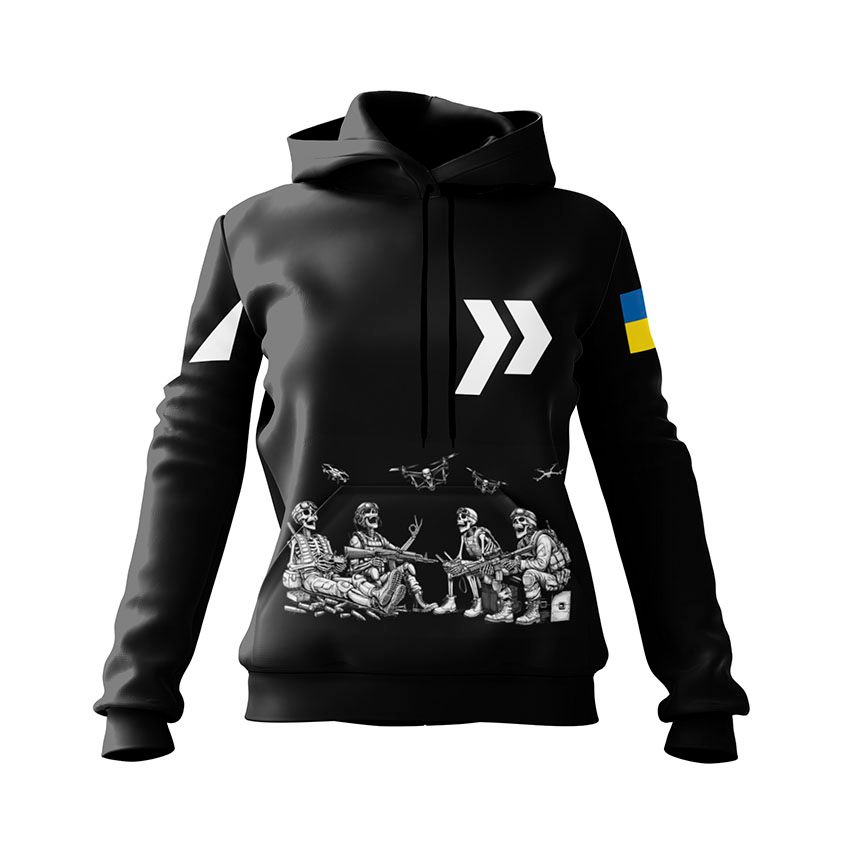 Худі жіноче 413-й окремий батальйон безпілотних систем «Рейд» Безсмертні дрони Immortal Drones