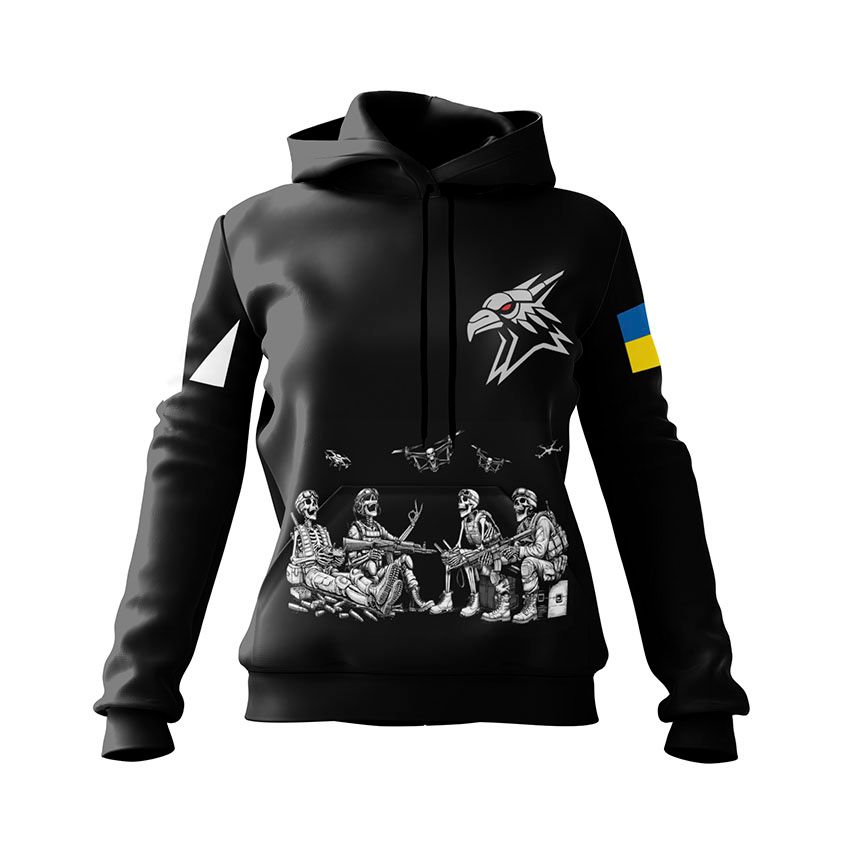 Худі жіноче 424-й окремий батальйон безпілотних систем «SVAROG» Безсмертні дрони Immortal Drones