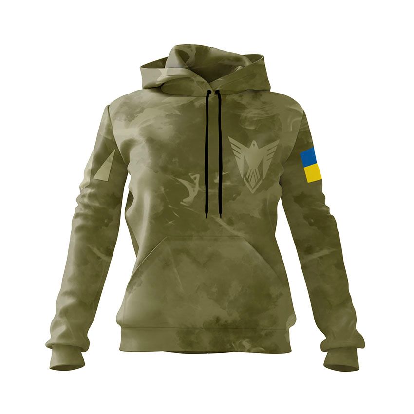 Худі жіноче 9-та окрема бригада безпілотних систем Тактичний стиль Tactical style