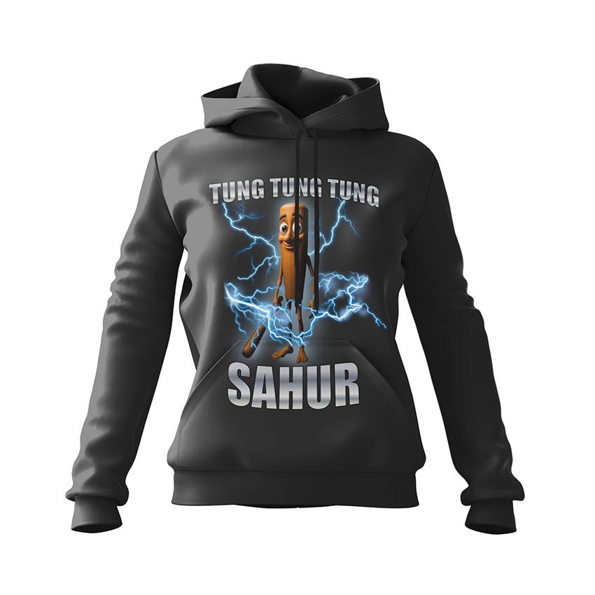 Худі жіноче Тун Тун Тун Сагур Мем Tung Tung Tung Sahur Meme