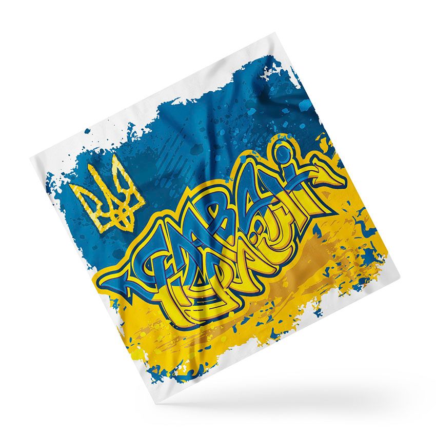Хустка Графіті Слава Україні Герб Graffiti Glory to Ukraine Emblem