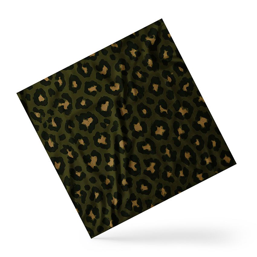 Leopard-Print Scarf