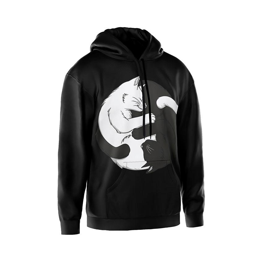 Котики чорно-білі Black and white cats black