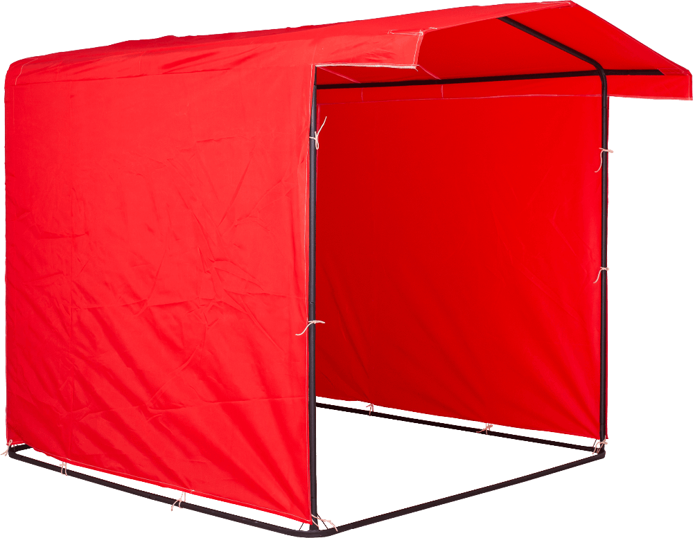 Торговий намет Ф20 1.5x1.5 червоний Преміум
