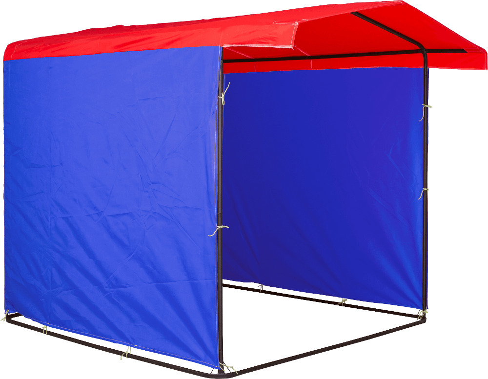 Торговий намет Ф20 1.5x1.5 червоно-синій Преміум