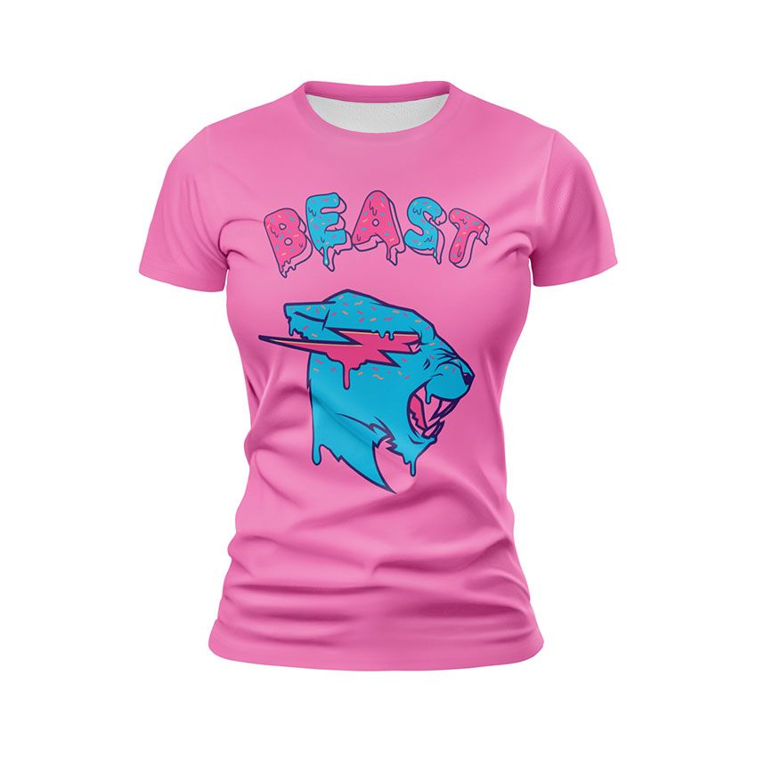 Містер Біст Солодкий стиль Mr Beast Sweet style Рожева