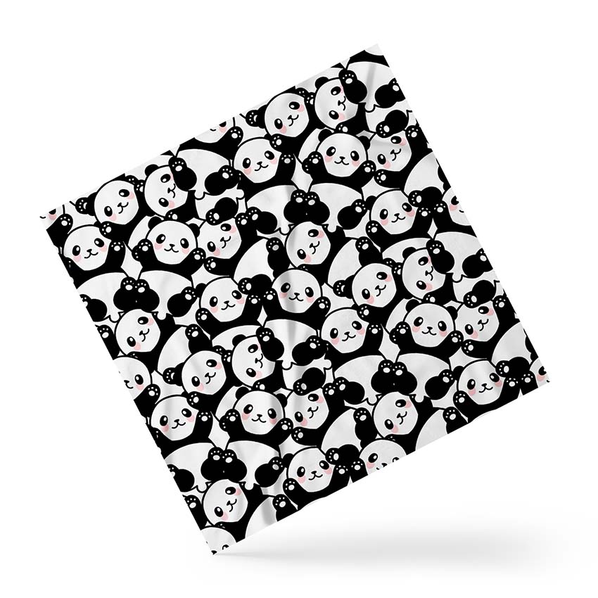 Хустка Панда Патерн Panda Pattern
