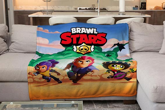 Плед «Brawl Stars. Characters»
