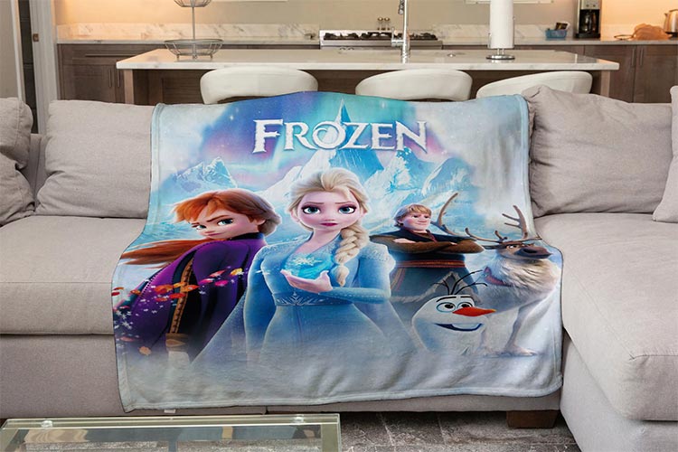 Плед «Frozen. Elsa and snowflake»