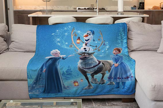 Плед «Frozen. Olaf and friends»